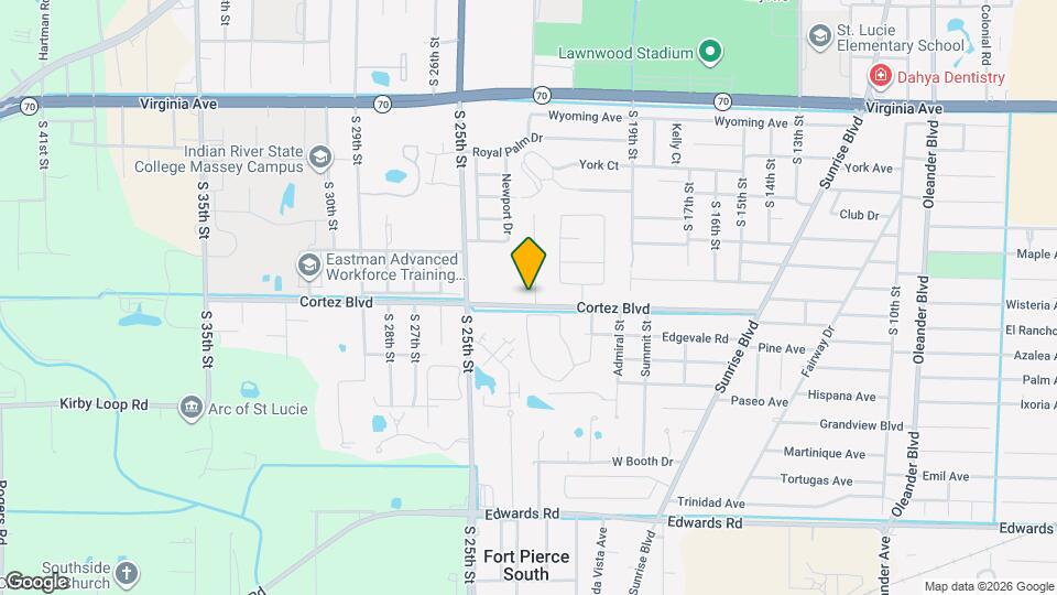 2302 Cortez Blvd Map and Location Details