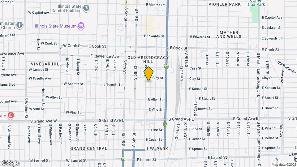1020 S 7th St, Unit fully furnished efficienc Mapa y Detalles de la Ubicación
