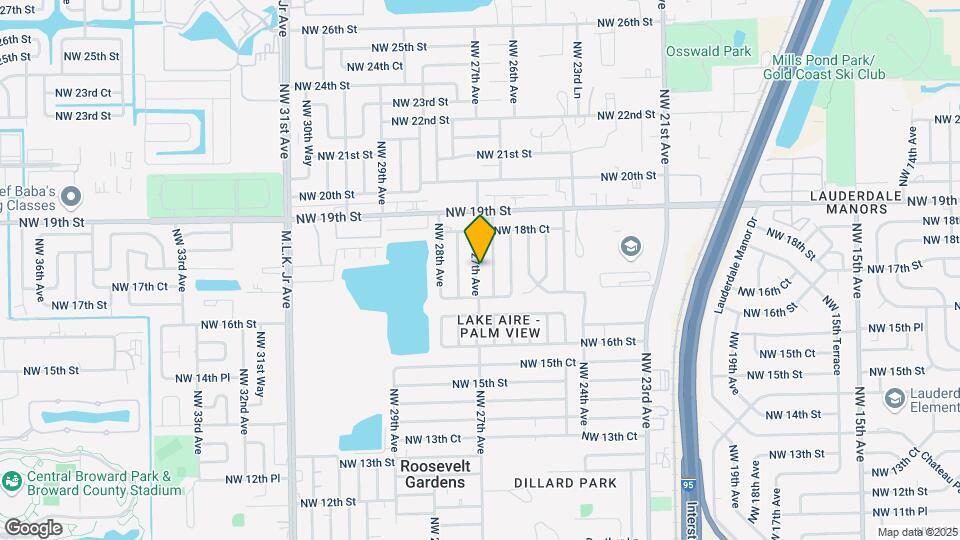1750 NW 27th Ave Map and Location Details