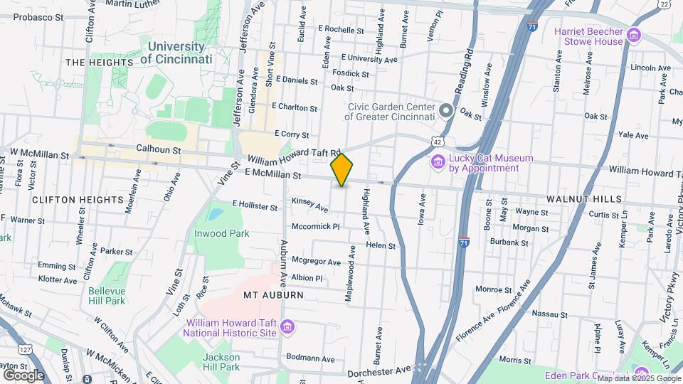 2451 Maplewood Ave Mapa y Detalles de la Ubicación