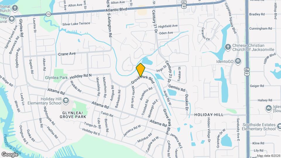 712 Grove Park Blvd Map and Location Details