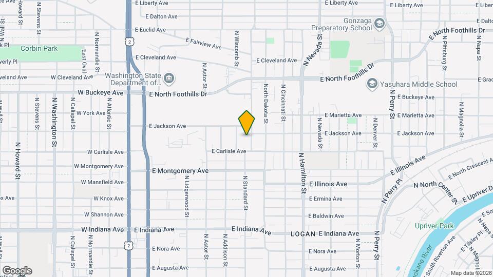 2423 N Standard St, Unit Lower Mapa y Detalles de la Ubicación