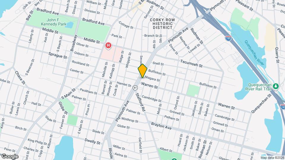 974 Plymouth Ave Map and Location Details