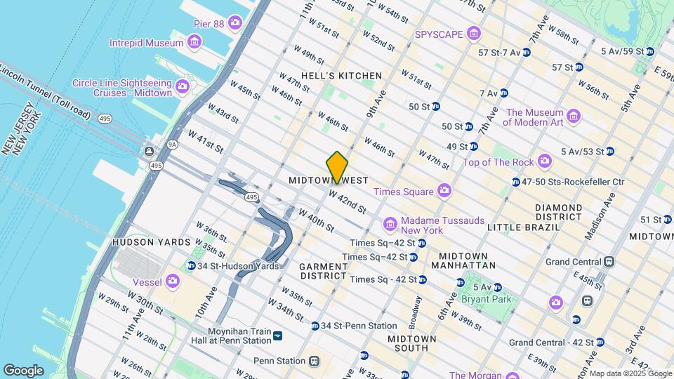 588 Ninth Ave Map and Location Details