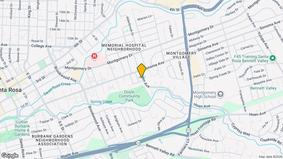 1545 Brookside Dr Map and Location Details