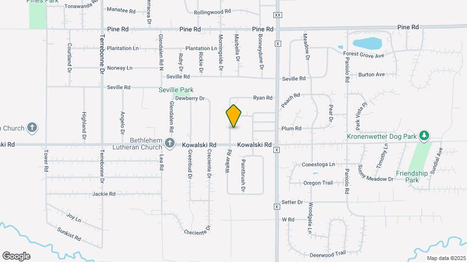 2120 Walker Rd Map and Location Details