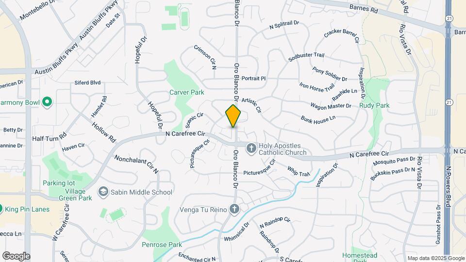 3762 Oro Blanco Dr Map and Location Details