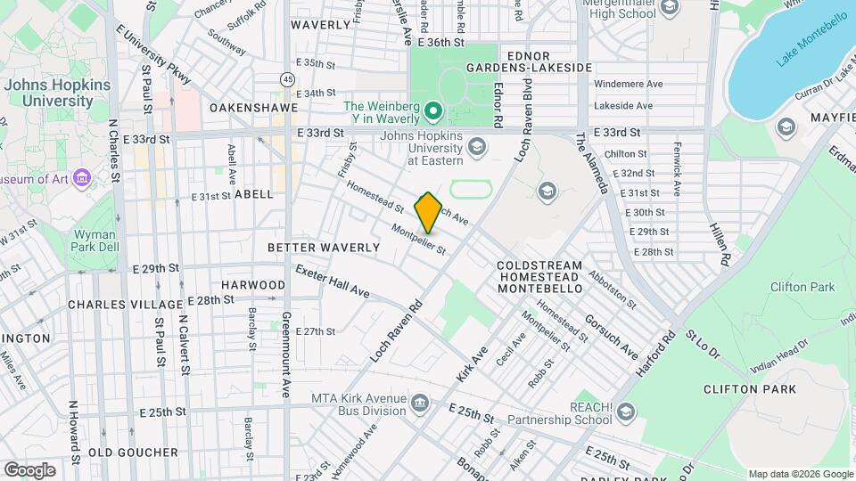 1120 Montpelier St Mapa y Detalles de la Ubicación