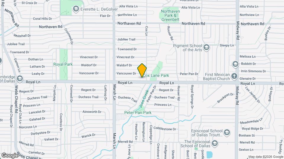 3787 Royal Ln Map and Location Details