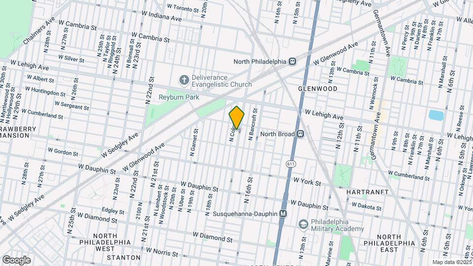 2540 N 17th St Map and Location Details