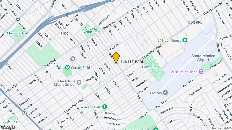 2504 23rd St, Unit #B Map and Location Details