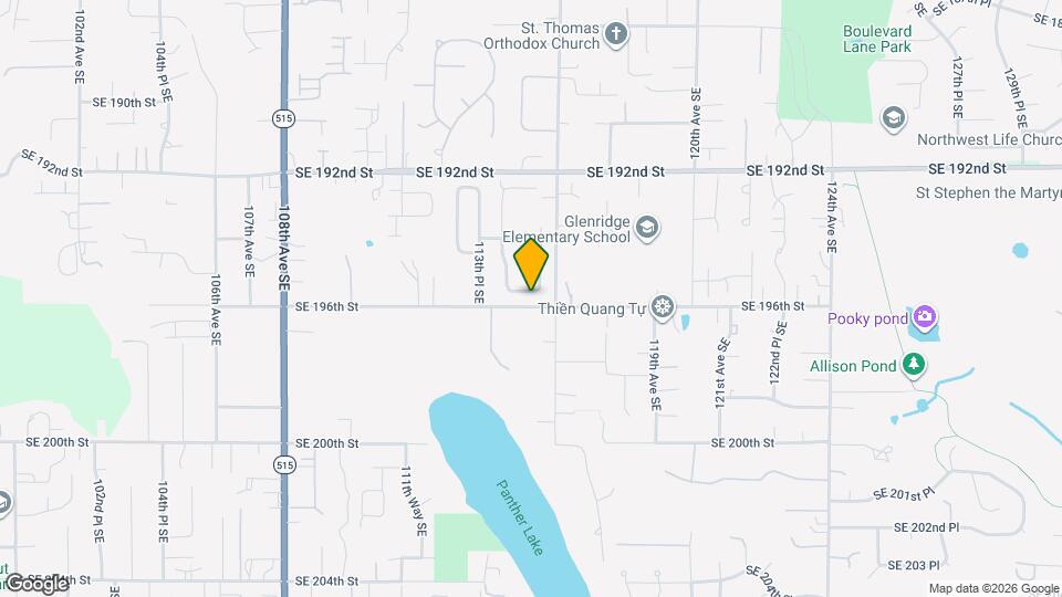 11447 SE 195th Pl Map and Location Details