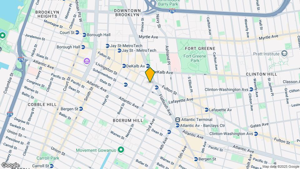 The Brooklyn Grove Mapa y Detalles de la Ubicación