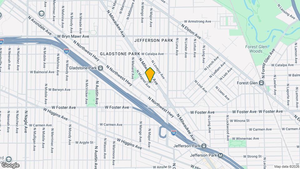 5335 N Magnet Ave Map and Location Details