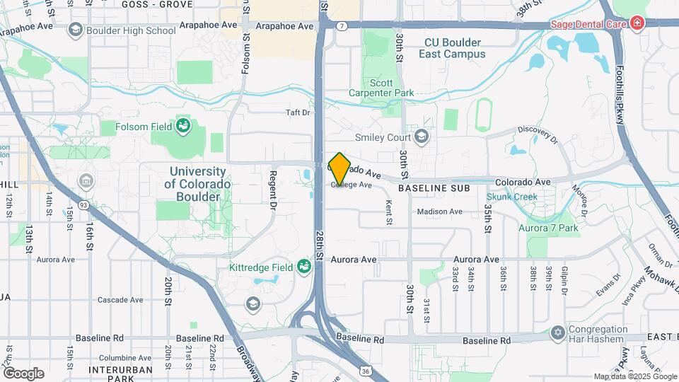 2850 E College Ave Map and Location Details