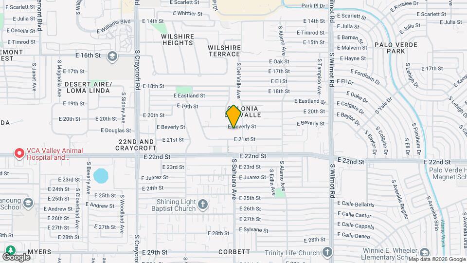 5936 E Beverly St Map and Location Details