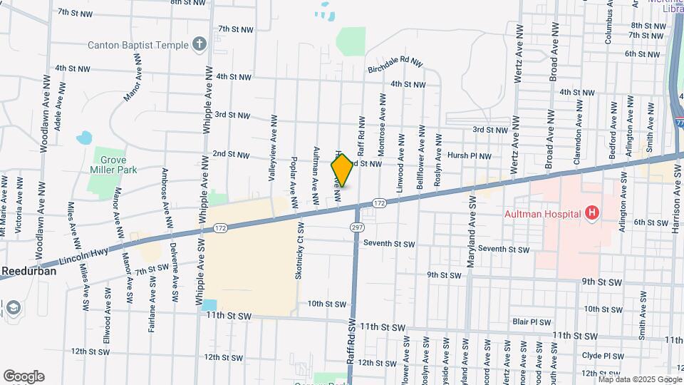 120 Harter Ave NW Map and Location Details