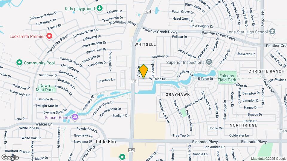 673 W Talon Dr Map and Location Details