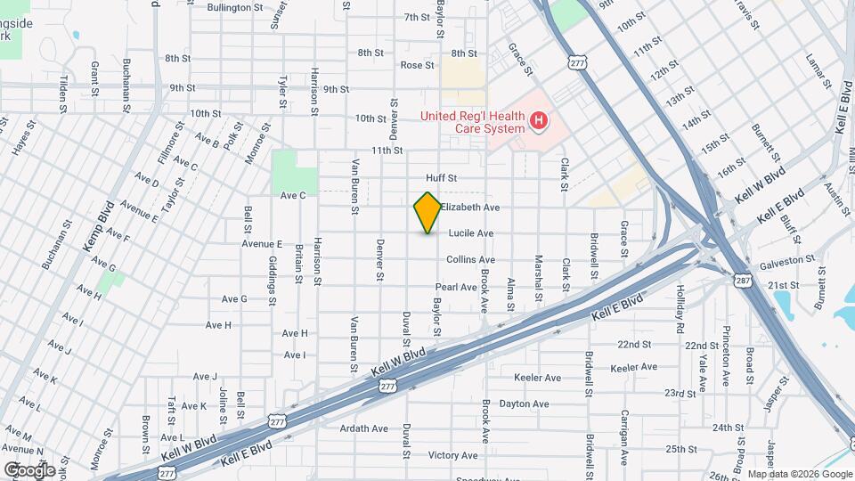 1805 Lucile Ave Map and Location Details