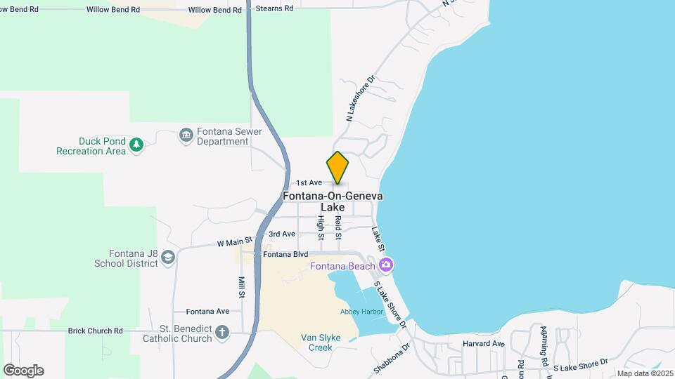 163 N Lakeshore Dr Map and Location Details