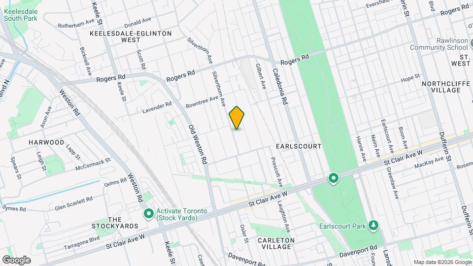 167 Silverthorn Av Map and Location Details