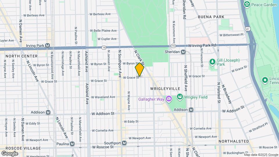 3765 N Lakewood Ave Map and Location Details