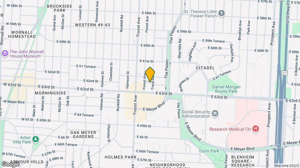 6220 Tracy Ave Map and Location Details