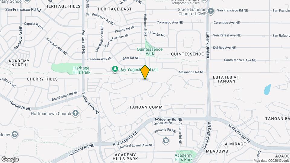9706 Tanoan Dr NE Map and Location Details