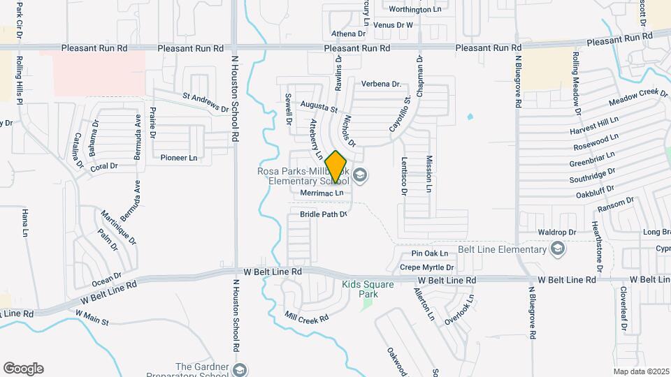 2217 Merrimac Ln Map and Location Details