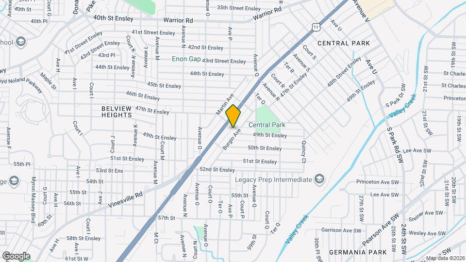 1556 Burgin Ave Map and Location Details