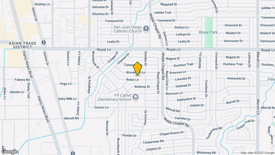 3137 Rotan Ln Map and Location Details