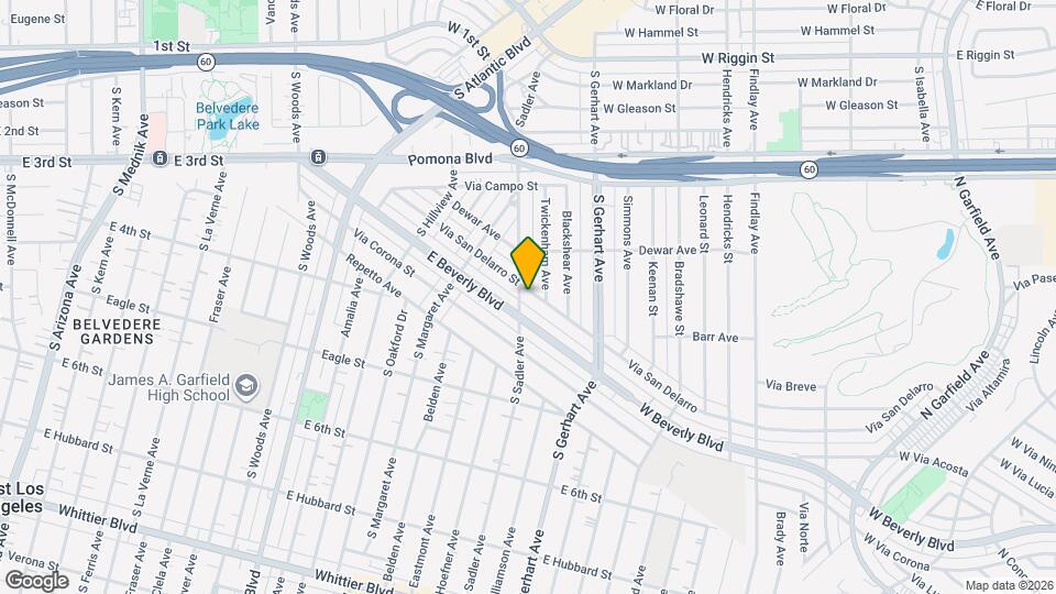 5508 Via San Delarro St, Unit 1 Map and Location Details