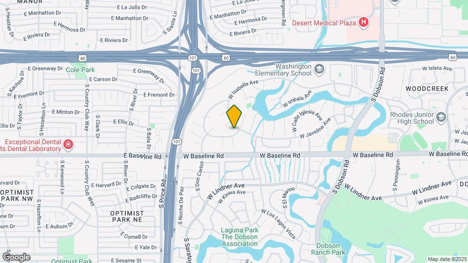 2616 W Campo Alegre Ave Map and Location Details