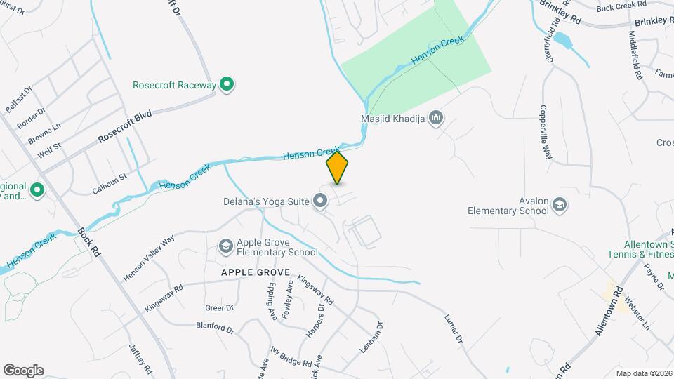 3011 Henson Bridge Terrace Map and Location Details