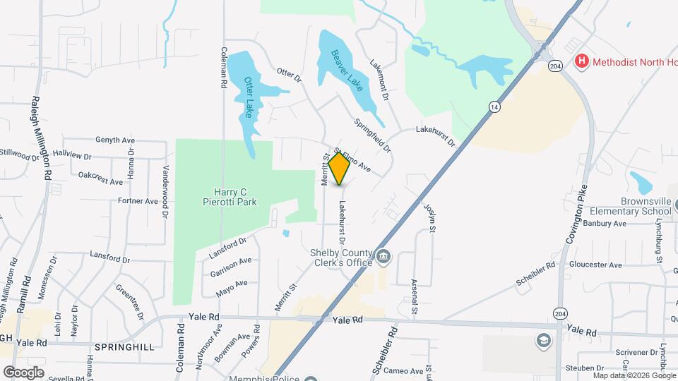 3743 Lakehurst Dr Map and Location Details
