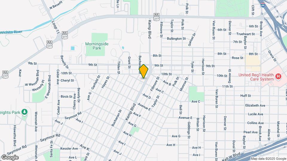 1212 Kemp Blvd Map and Location Details
