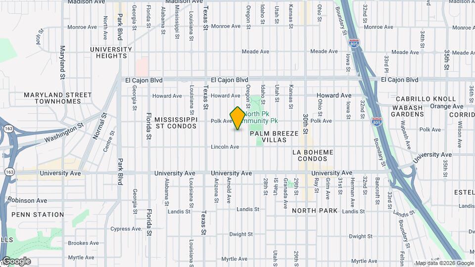 4055 Hamilton St Mapa y Detalles de la Ubicación