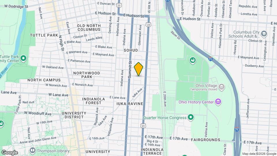 381 Alden Ave Map and Location Details