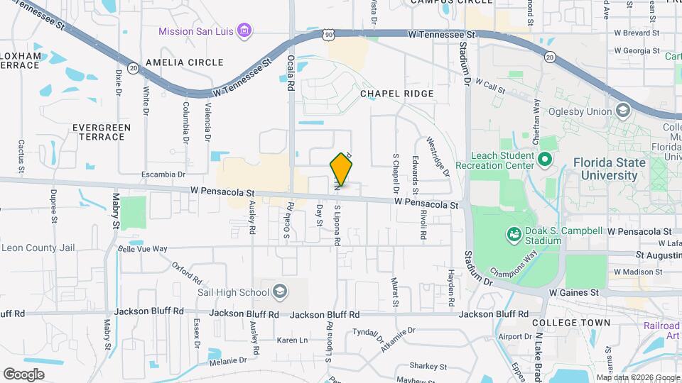 107 N Lipona Rd Map and Location Details