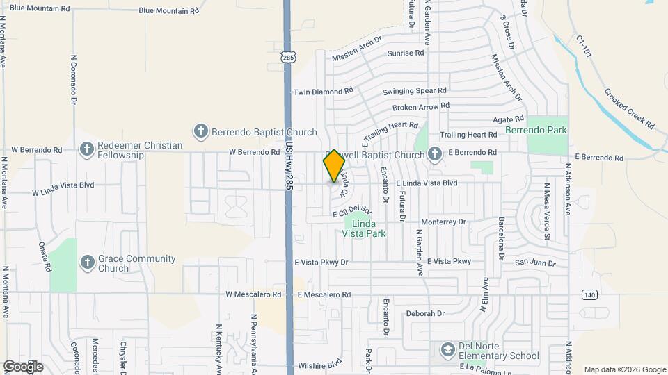 300 E Linda Vista Blvd Map and Location Details