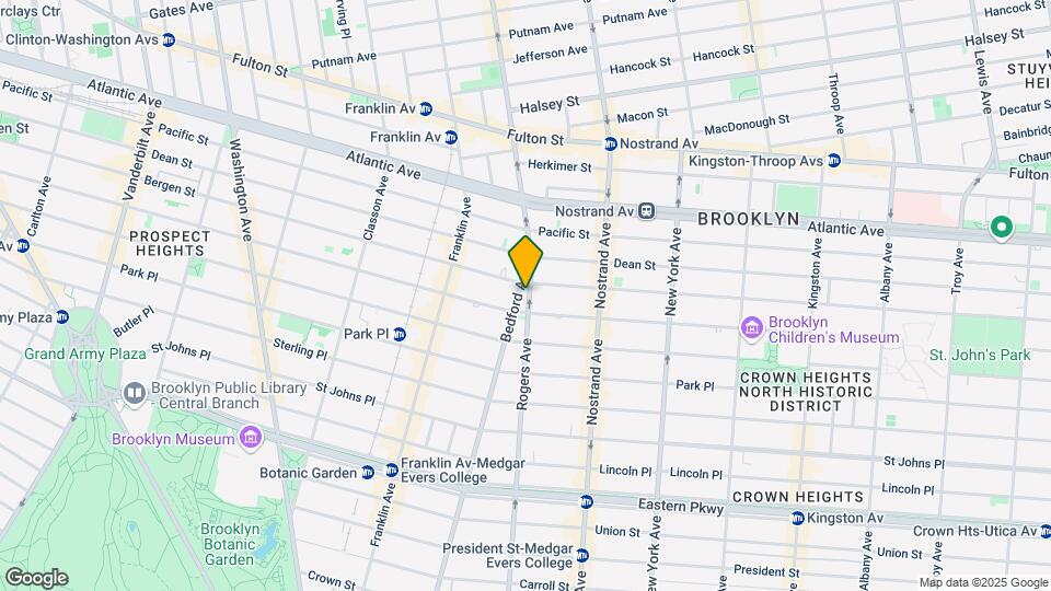 24 Rogers Ave-Unit -1E Map and Location Details