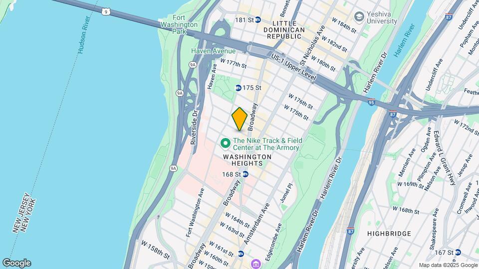 632 W 171st St Map and Location Details