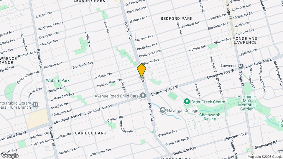 1566-1574 Avenue Rd Map and Location Details