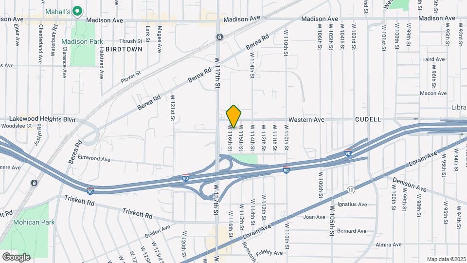 3043 W 116th St Map and Location Details