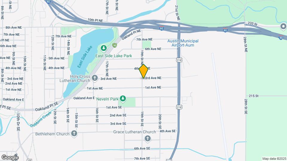 302 19th St NE Map and Location Details