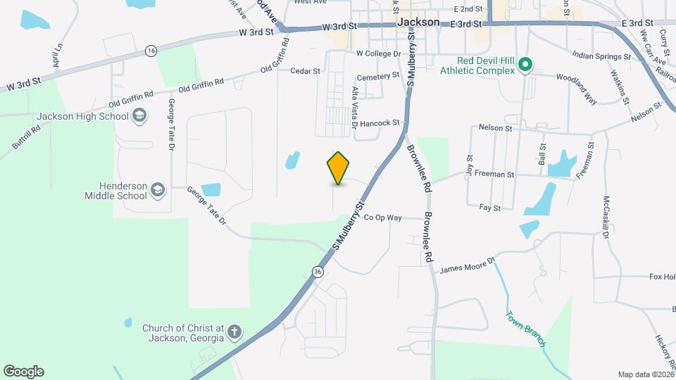 735 Hillcrest Dr Mapa y Detalles de la Ubicación