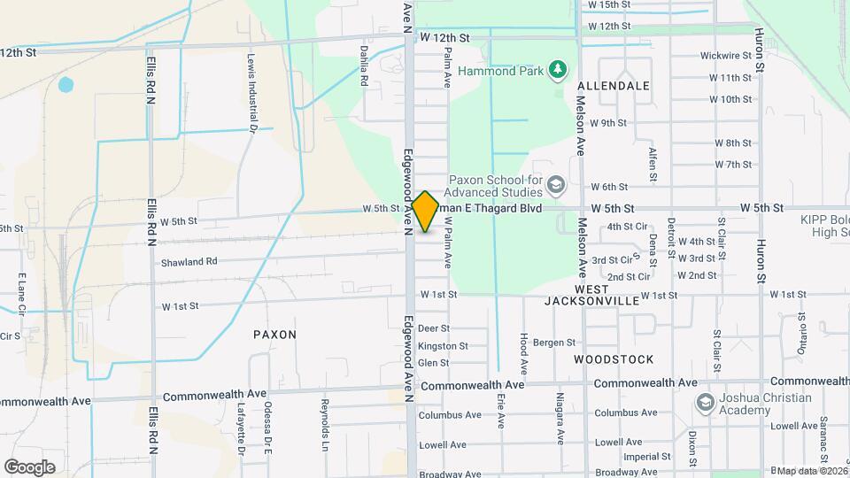 3533 Pinecrest St Map and Location Details