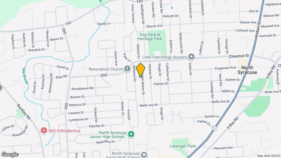 114 Maple Manor Dr Mapa y Detalles de la Ubicación