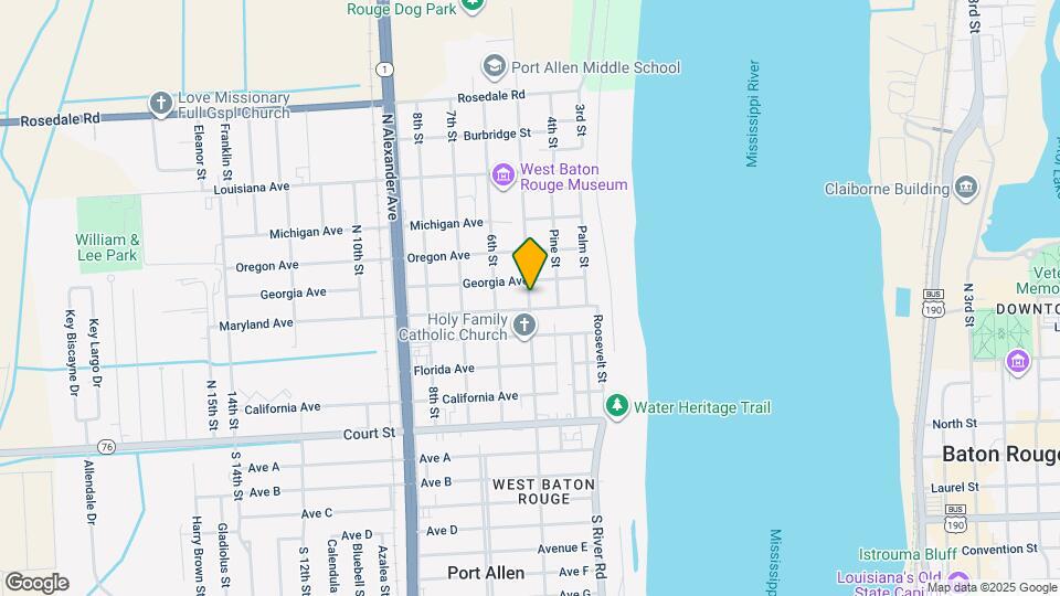 536 N Jefferson Ave Map and Location Details