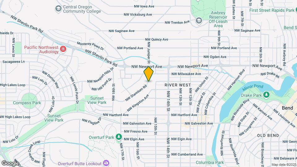 1122 NW Stannium Rd Map and Location Details